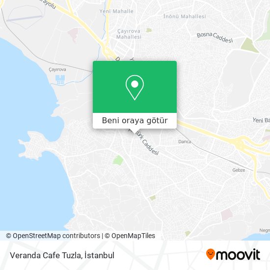 Veranda Cafe Tuzla harita