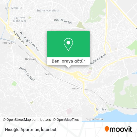 Hisoğlu Apartman harita