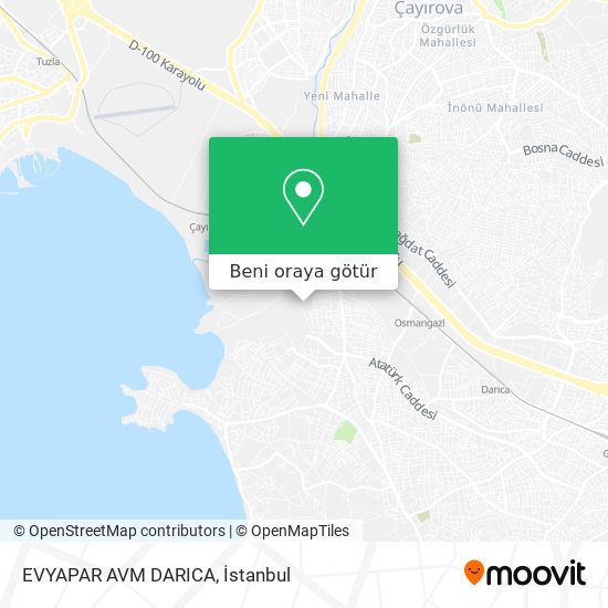 EVYAPAR AVM DARICA harita