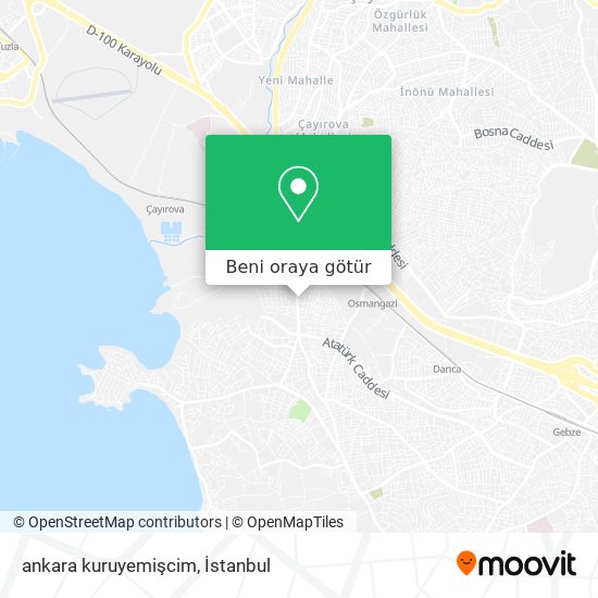 ankara kuruyemişcim harita