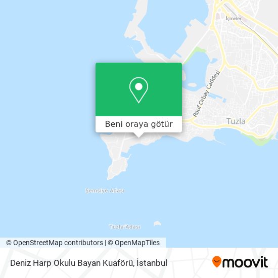 Deniz Harp Okulu Bayan Kuaförü harita