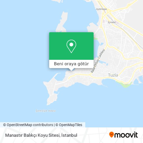 Manastır Balıkçı Koyu Sitesi harita