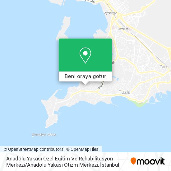 Anadolu Yakası Özel Eğitim Ve Rehabilitasyon Merkezi / Anadolu Yakası Otizm Merkezi harita