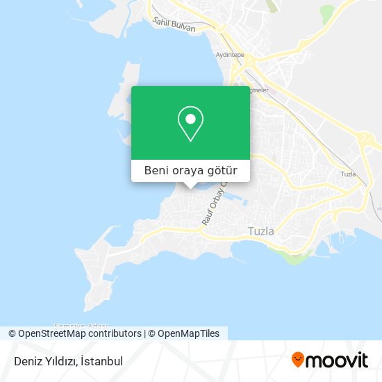 Deniz Yıldızı harita