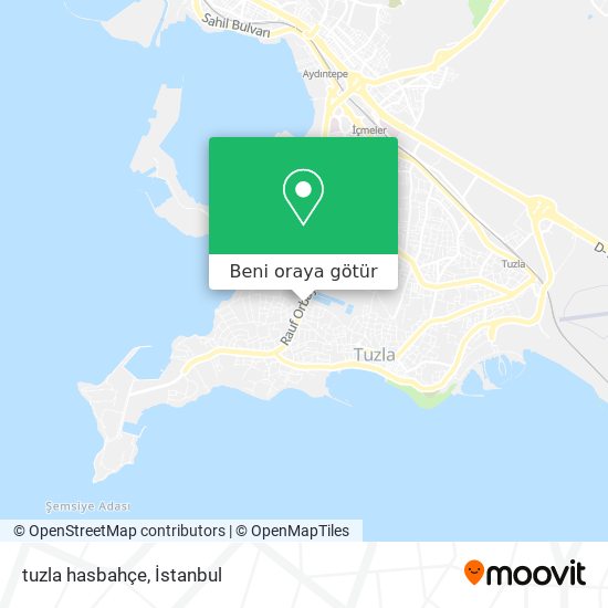 tuzla hasbahçe harita