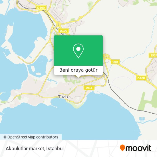 Akbulutlar market harita