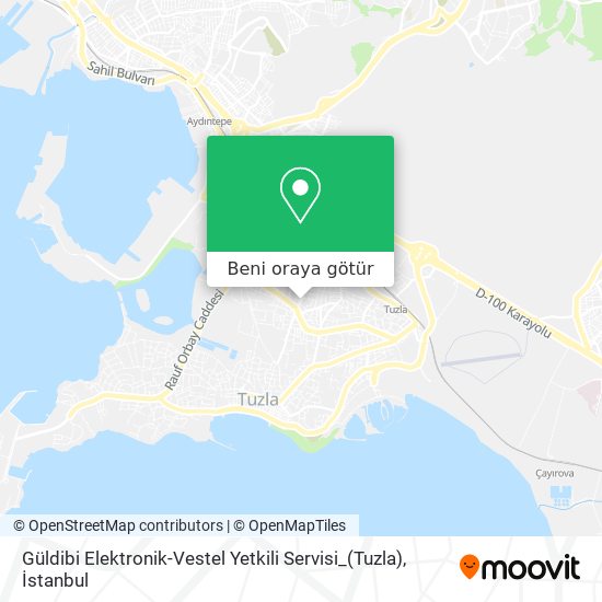 Güldibi Elektronik-Vestel Yetkili Servisi_(Tuzla) harita