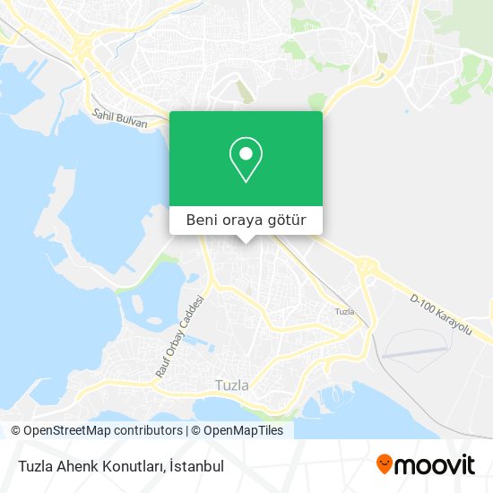 Tuzla Ahenk Konutları harita