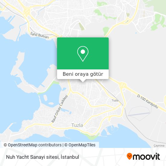 Nuh Yacht  Sanayi sitesi harita