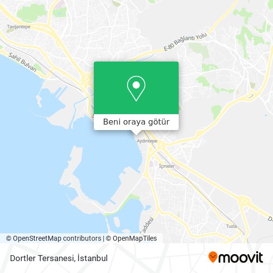 Dortler Tersanesi harita