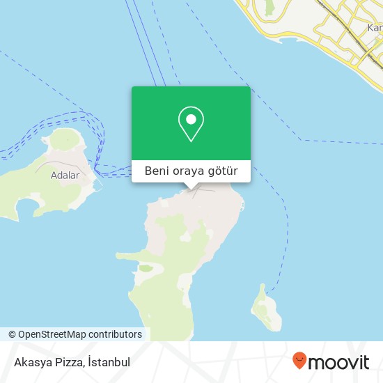 Akasya Pizza harita