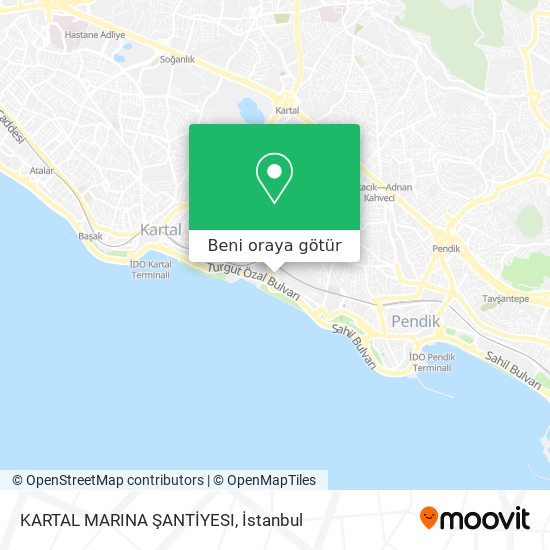 KARTAL MARINA ŞANTİYESI harita
