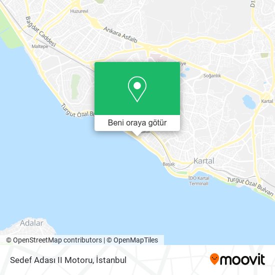 Sedef Adası II Motoru harita