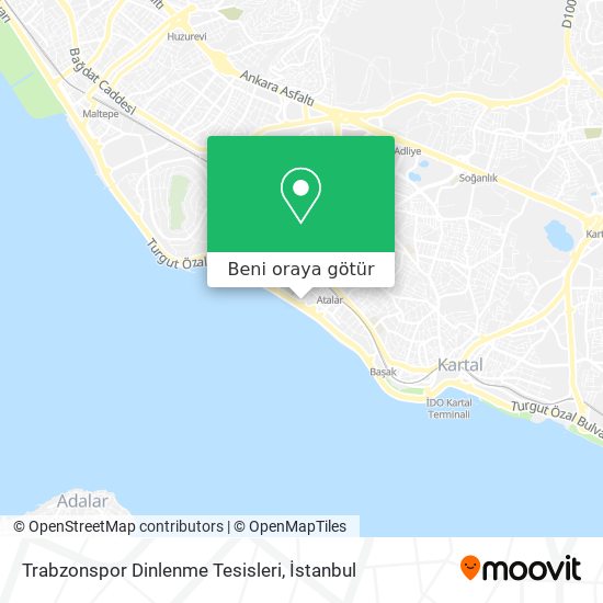 Trabzonspor Dinlenme Tesisleri harita