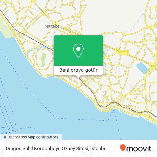 Dragos Sahil Kordonboyu Özbey Sitesi harita