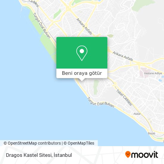 Dragos Kastel Sitesi harita
