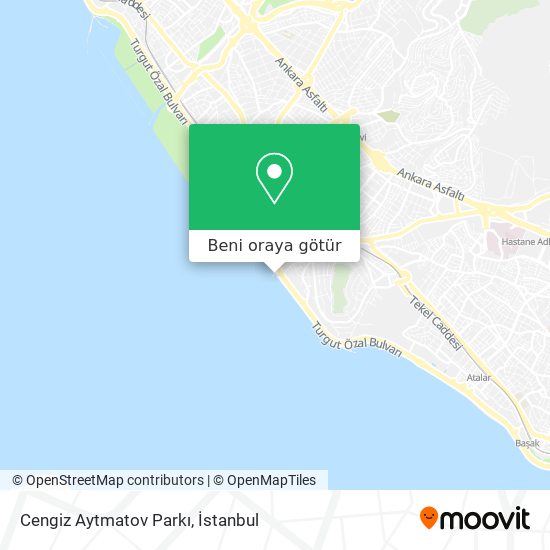 Cengiz Aytmatov Parkı harita