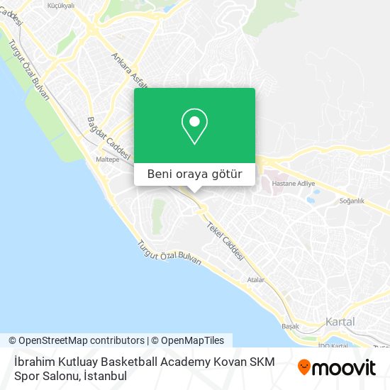 İbrahim Kutluay Basketball Academy Kovan SKM Spor Salonu harita