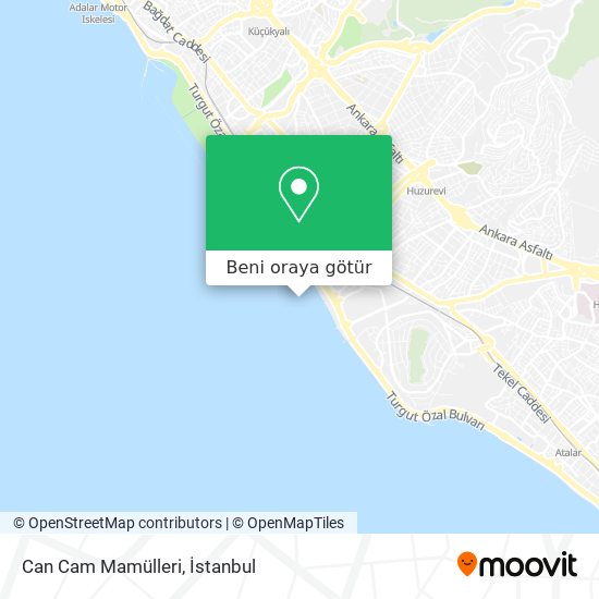 Can Cam Mamülleri harita