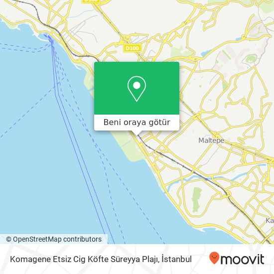 Komagene Etsiz Cig Köfte Süreyya Plajı harita