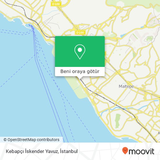 Kebapçı İskender Yavuz harita