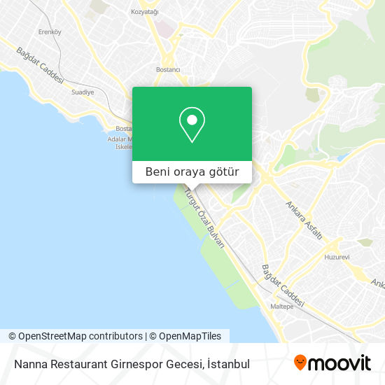 Nanna Restaurant Girnespor Gecesi harita