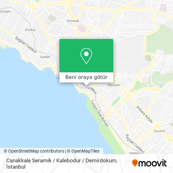 Canakkale Seramik / Kalebodur / Demirdokum harita