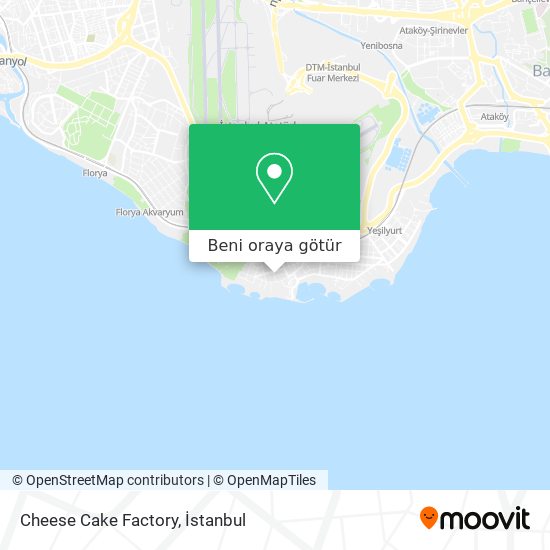 Cheese Cake Factory harita