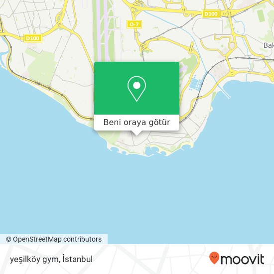 yeşilköy gym harita
