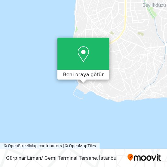 Gürpınar Liman/ Gemi Terminal Tersane harita