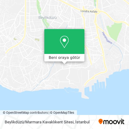 Beylikdüzü / Marmara Kavaklıkent Sitesi harita