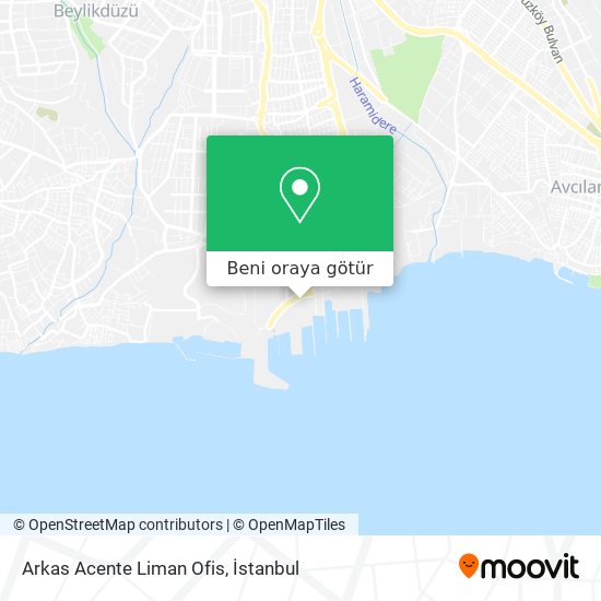 Arkas Acente Liman Ofis harita