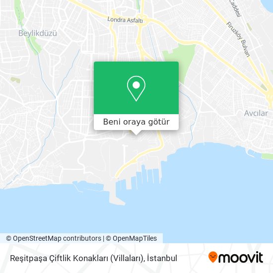 Reşitpaşa Çiftlik Konakları (Villaları) harita