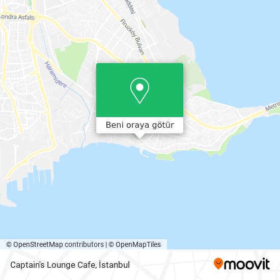 Captain's Lounge Cafe harita