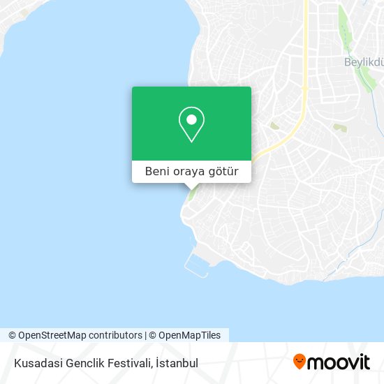 Kusadasi Genclik Festivali harita