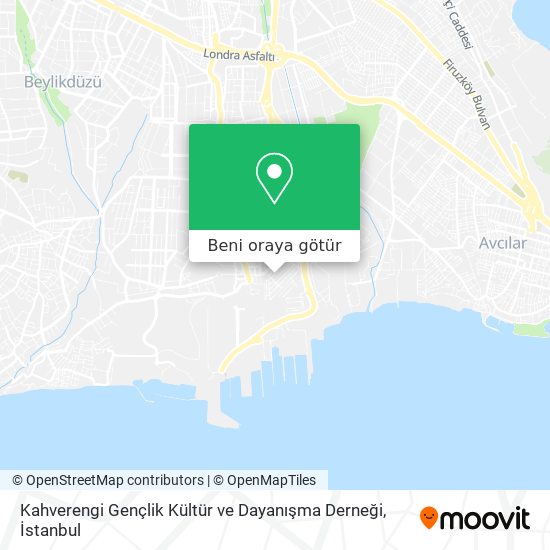 Kahverengi Gençlik Kültür ve Dayanışma Derneği harita