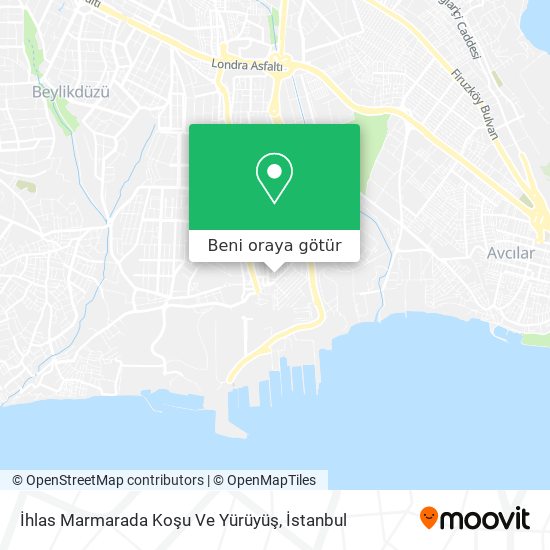 İhlas Marmarada Koşu Ve Yürüyüş harita