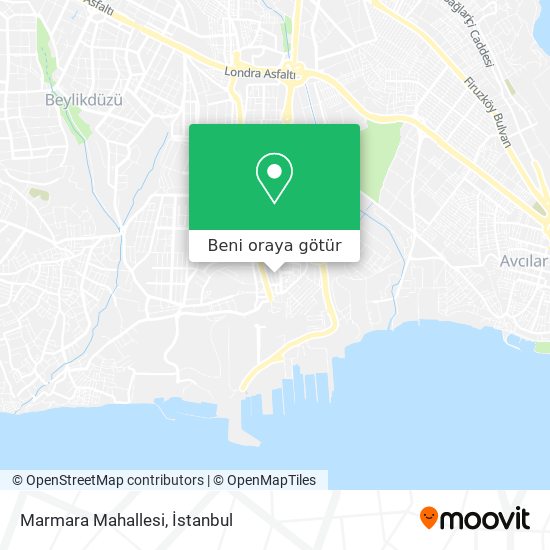 Marmara Mahallesi harita