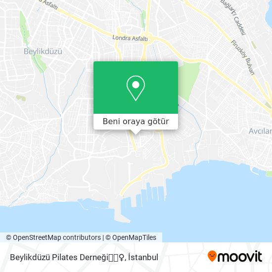 Beylikdüzü Pilates Derneği🤸🏻‍♀️ harita