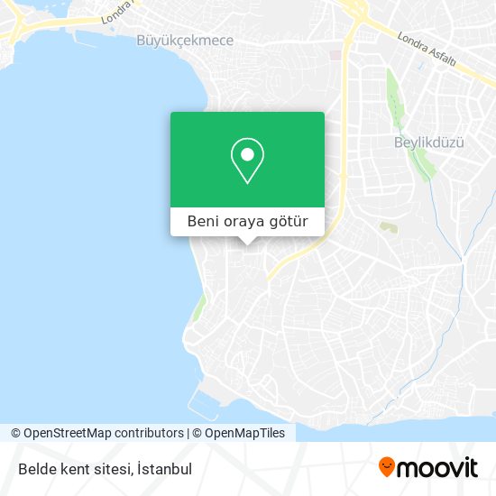 Belde kent sitesi harita