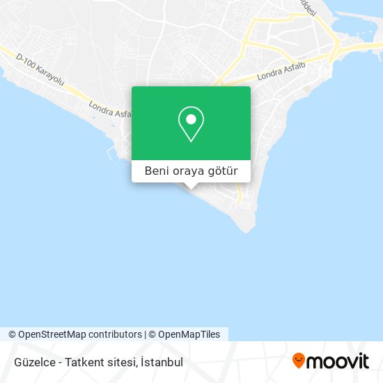 Güzelce - Tatkent sitesi harita