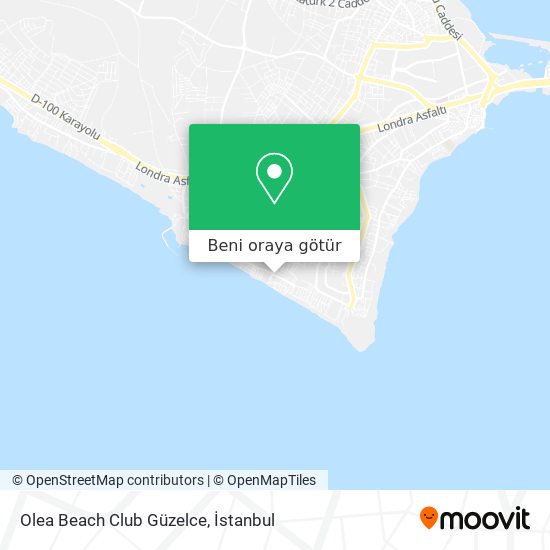 Olea Beach Club Güzelce harita