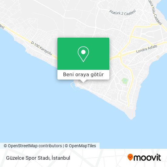 Güzelce Spor Stadı harita