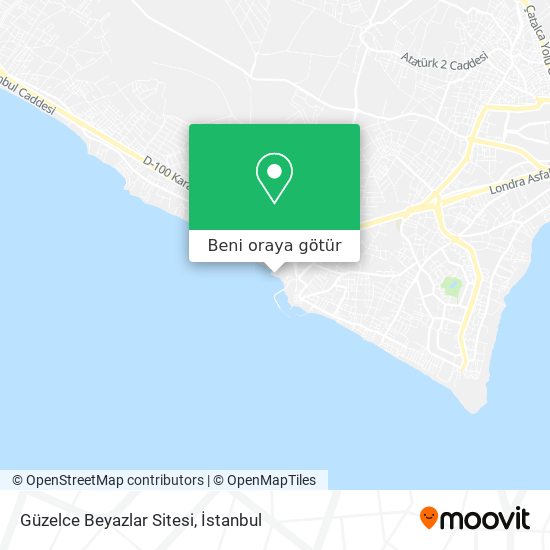 Güzelce Beyazlar Sitesi harita