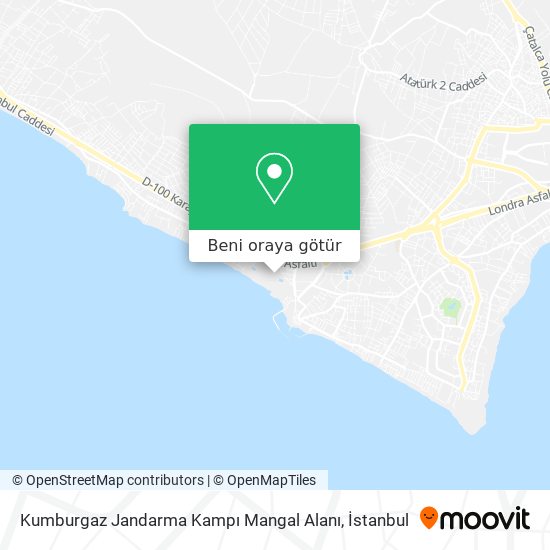 Kumburgaz Jandarma Kampı Mangal Alanı harita