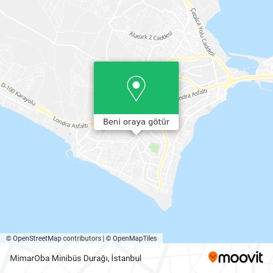 MimarOba Minibüs Durağı harita