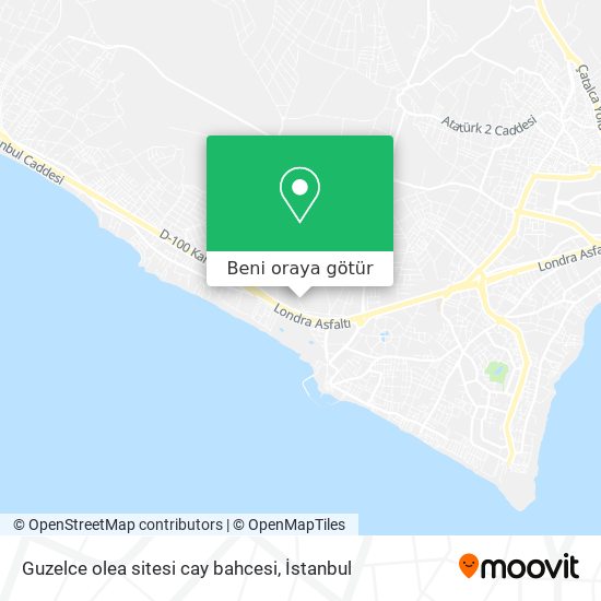 Guzelce olea sitesi cay bahcesi harita