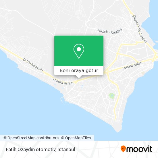 Fatih Özaydın otomotiv harita