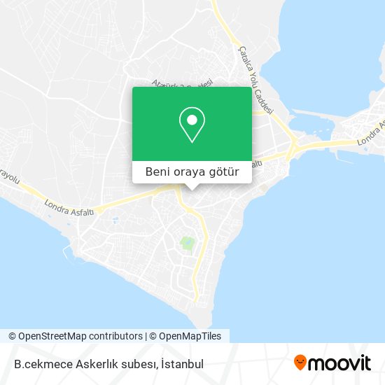 B.cekmece Askerlık subesı harita