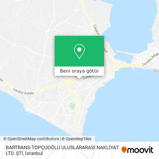 BARTRANS-TOPÇUOĞLU ULUSLARARASI NAKLİYAT LTD. ŞTİ harita